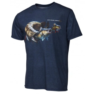 Savage Gear Cannibal T-Shirt Blue Melange