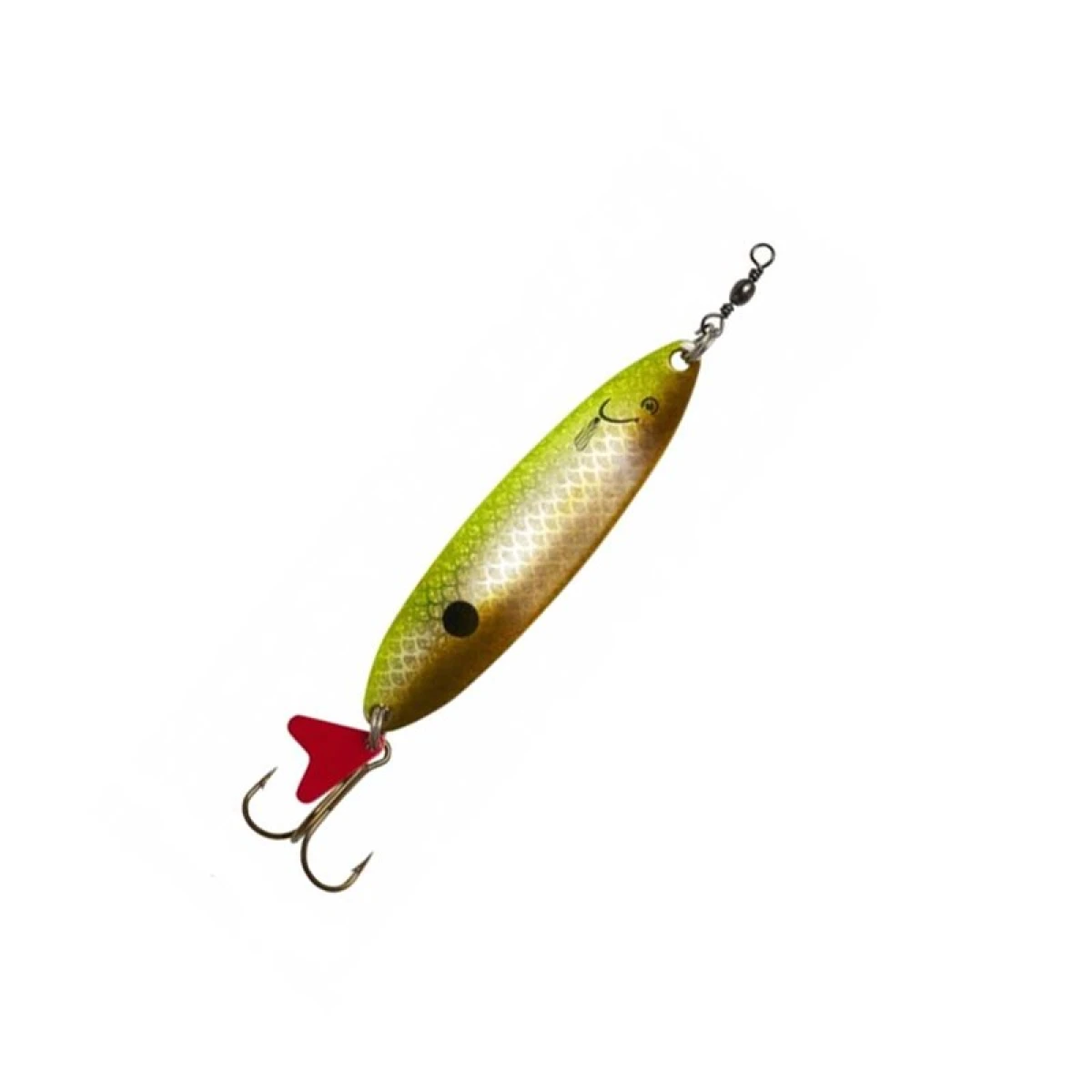 Dam Effzett Standard Spoon Slim 9.5 cm 32 gr Sinking Kaşık - Olive Silver UV
