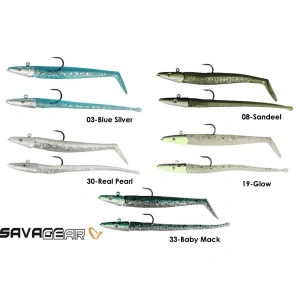 Savage gear Sandeel And Slug 10 cm 10 gr 4+2 Adet - 33-Baby Mack