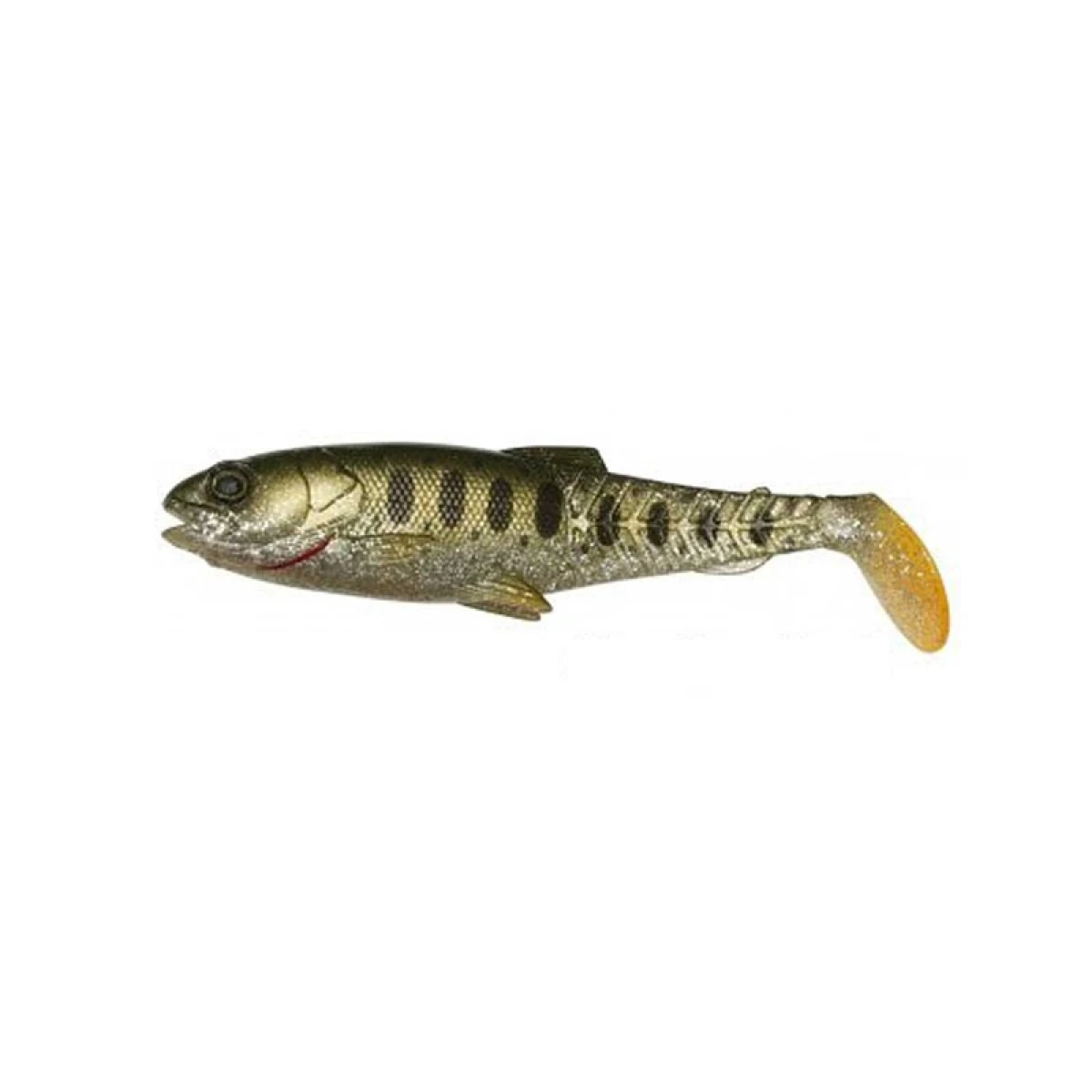 Savage Gear Craft Cannibal Paddletail 10.5 cm 12 gr Suni Yem - Olive Silver Smolt