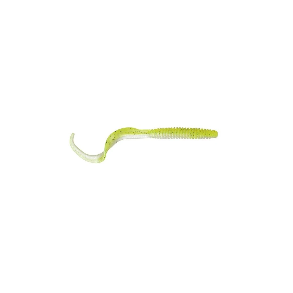 Savage gear LB Rib Worm 90 mm 10 Adet Suni Yem - Chartreuse Pearl