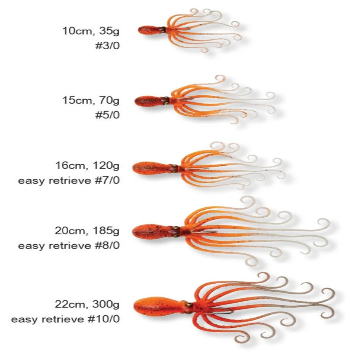 Savage gear Octobus 300g 22cm Suni Yem - Brown Glow