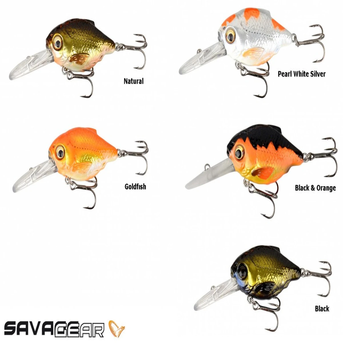 Savage gear 3D Crucian Crank 4,6 cm 7 gr SF SR Suni Yem - Goldfish