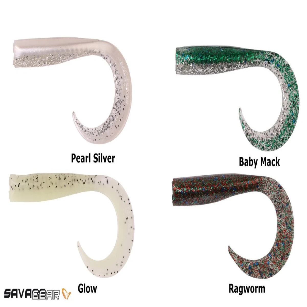 Savage gear LB Sandeel Curltail 14 cm 4 Adet Suni Yem - Baby Mack