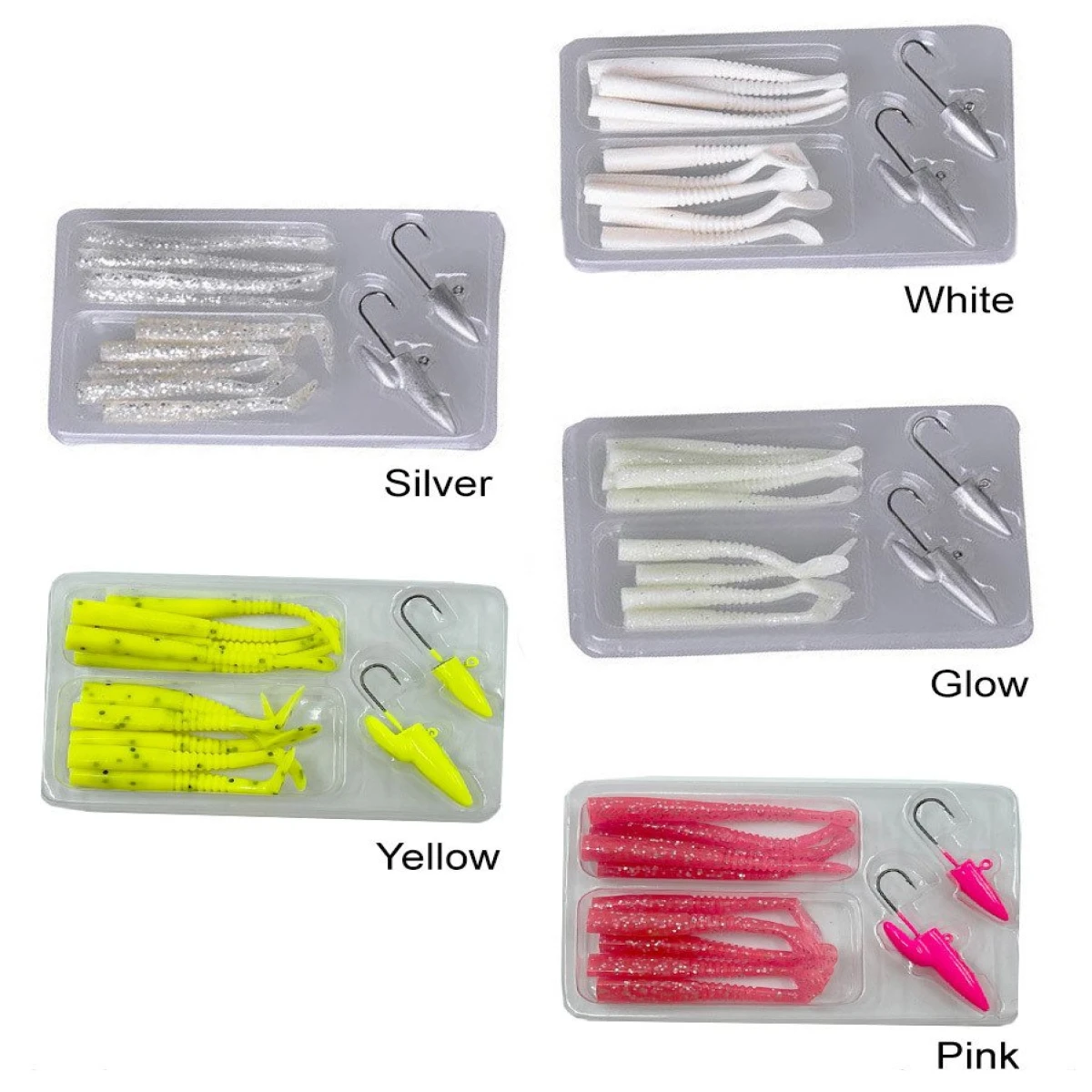 Savage gear Lrf Micro Sandeel Kit 12 Adet(1+1.5+5) Suni Yem - Glow