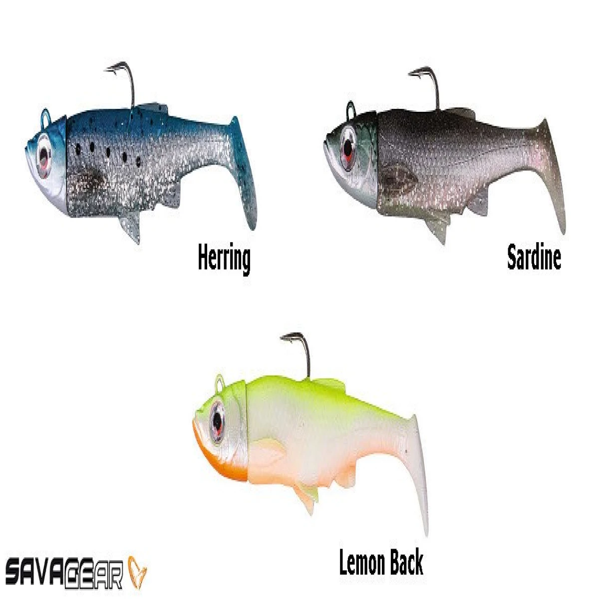 Savage gear 3D Sardine 2+1 13.5 cm #4/0 41 gr Suni Yem - Lemon Back