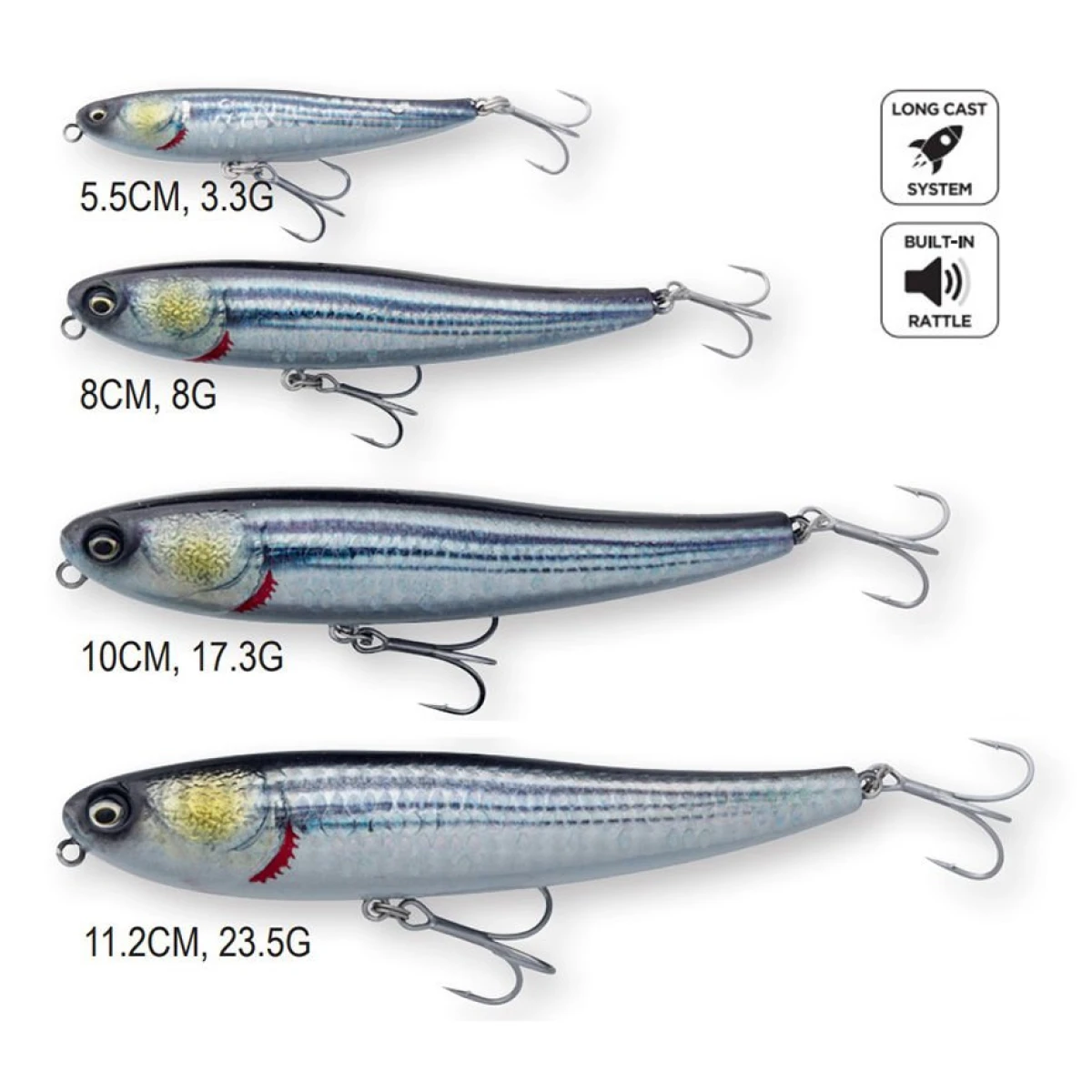 Savage Gear Bullet Mullet 11.2 cm 23.5gr Suni Yem