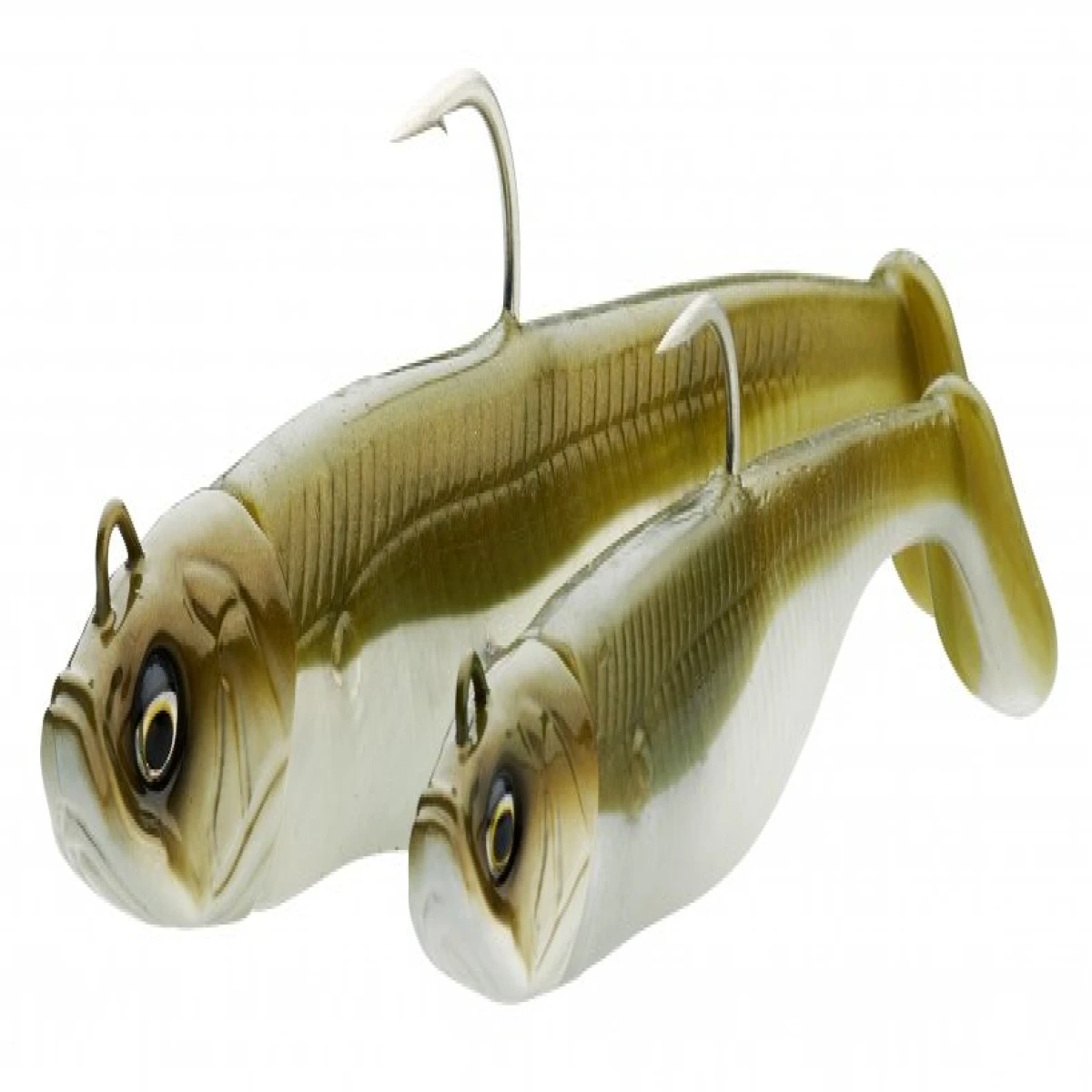 Savage Gear Savage Minnow 10 cm 20 gr 2+1 - Blue Pearl Silver