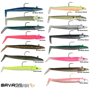 Savage gear Sandeel 12.5 cm 23 gr 2+1 Adet Suni Yem