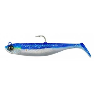 Savage Gear Savage Minnow 10 cm 20 gr 2+1 - Blue Pearl Silver
