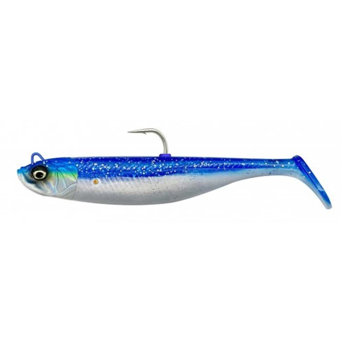 Savage Gear Savage Minnow 10 cm 20 gr 2+1 - Blue Pearl Silver