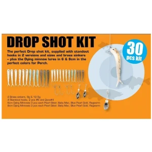 SAVAGE GEAR SG Lb Dying Minnow Drop Shot Pro Pack Kit 30 Parça