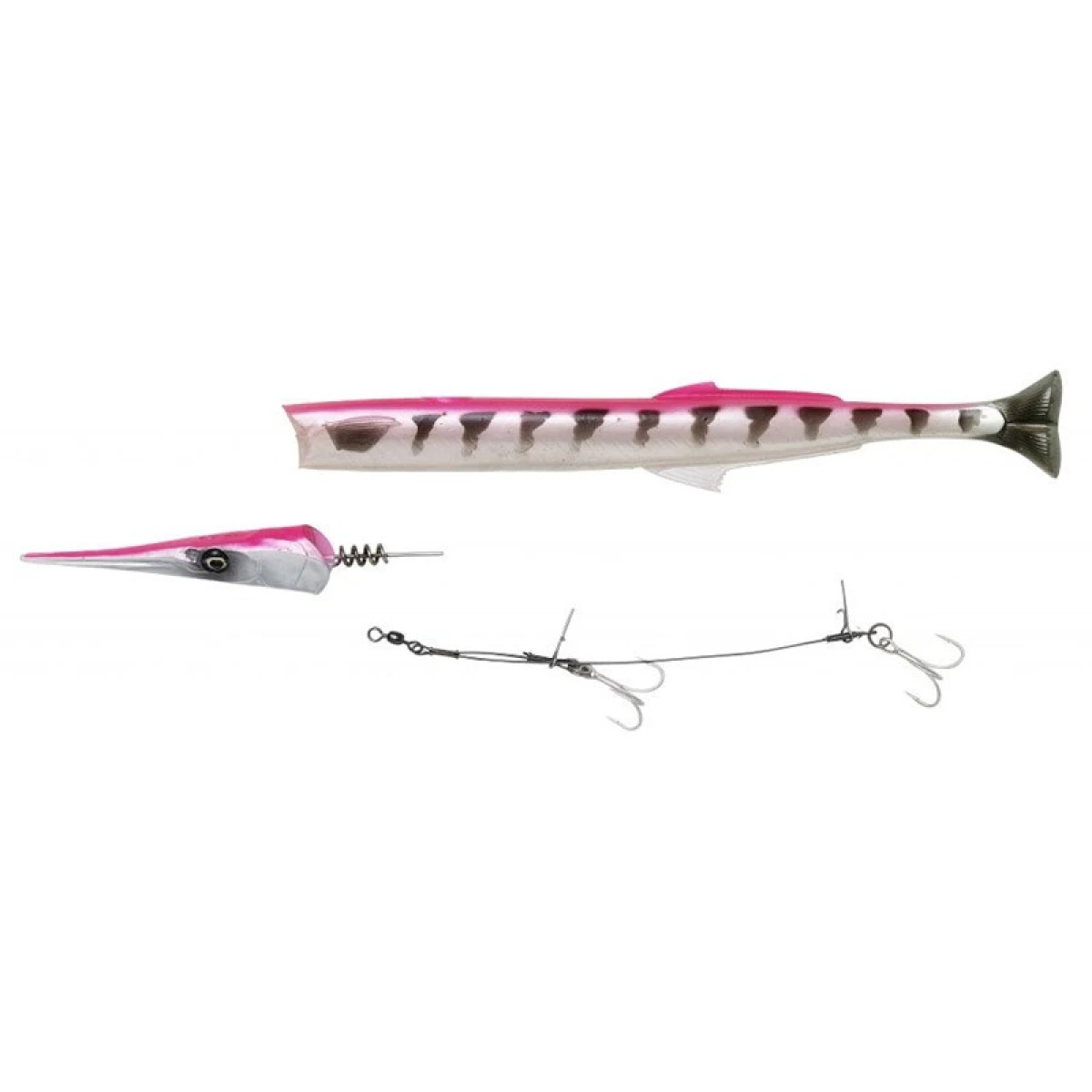 Savage gear Lıne Thru Needlefish Pulsetail 2+1  30cm 85gr Suni Yem - Blue Needlefish