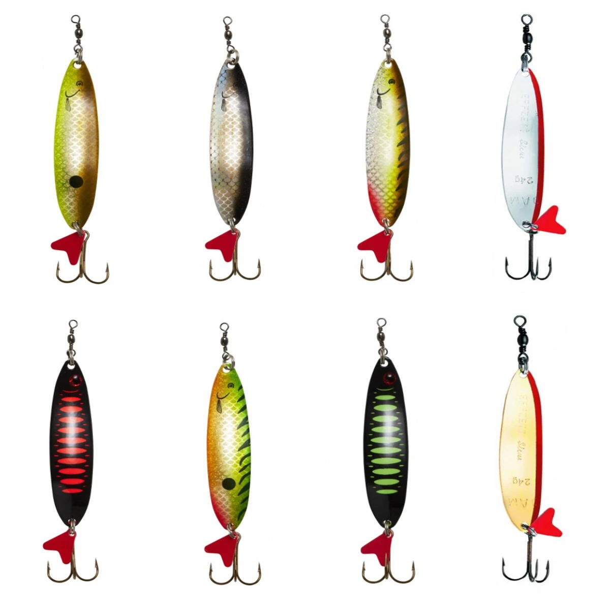 Dam Effzett Standard Spoon Slim 6.5 cm 16 gr Sinking Kaşık - Fire Tiger UV