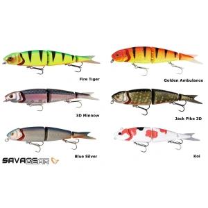 Savage gear 4play Herring Swim&Jerk 13cm 21g Suni Yem - Jack Pike 3D