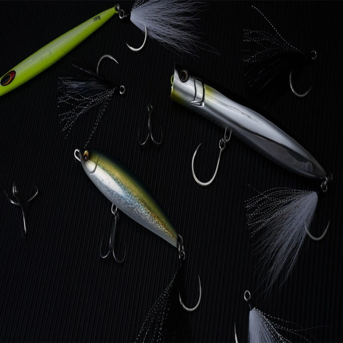 BKK Lone Diablo BT- Black Bucktail Olta İğnesi - 2/0