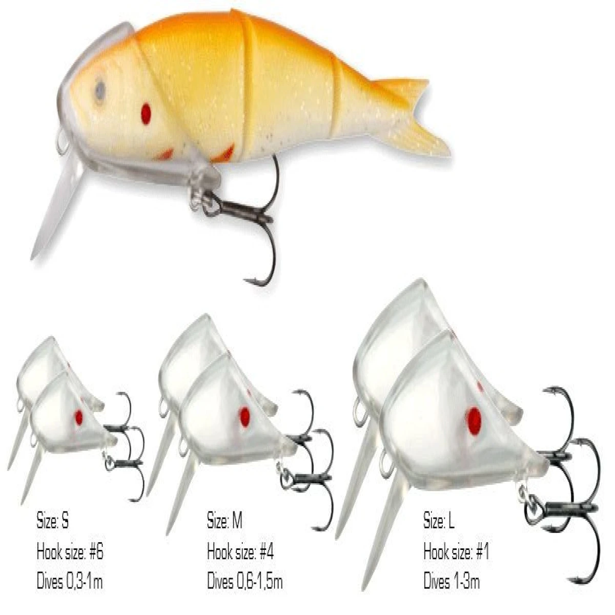 Savage gear 4Play Lip Scull Treble - L