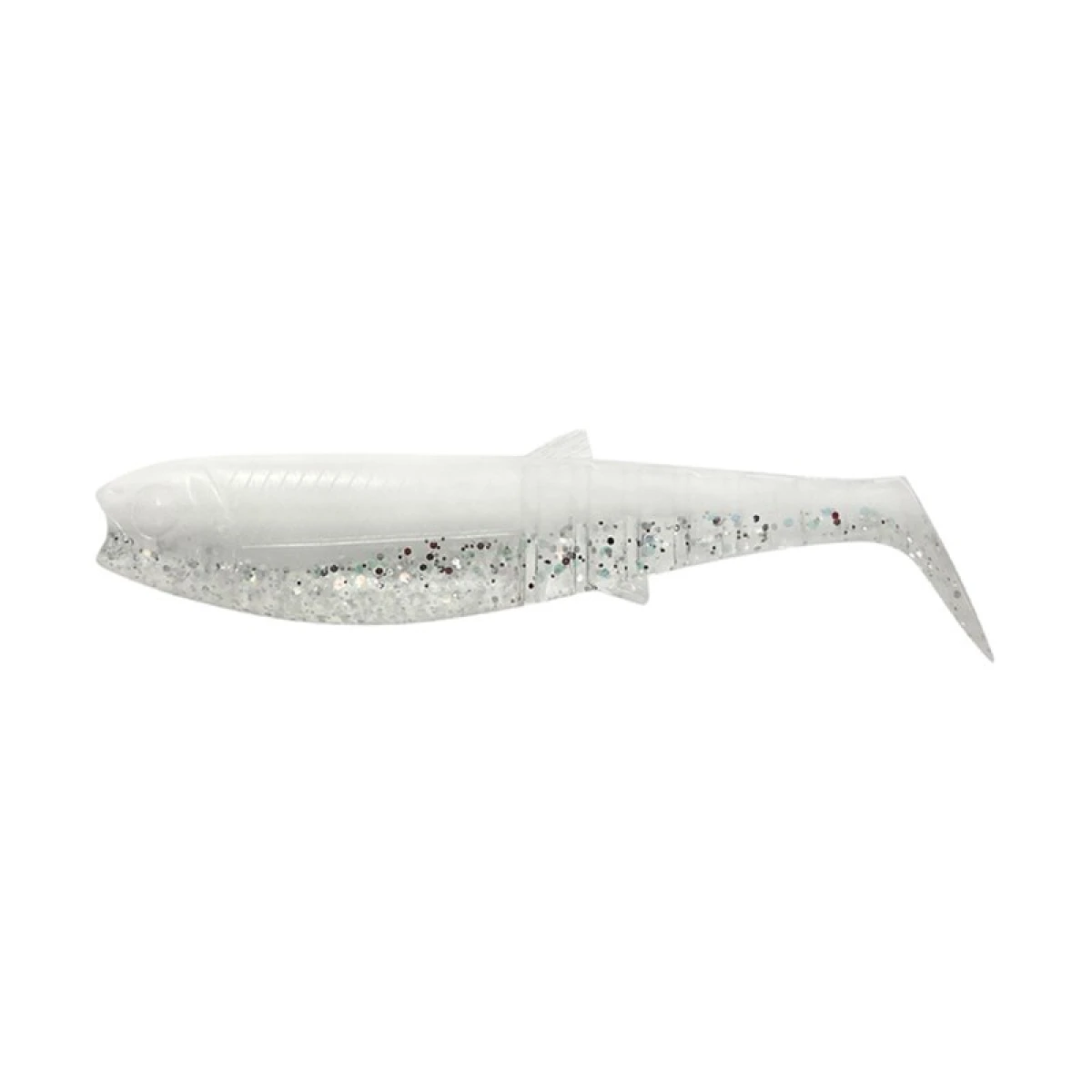 Savage Gear Cannibal Shad 12.5cm 20gr Suni Yem - White Flash