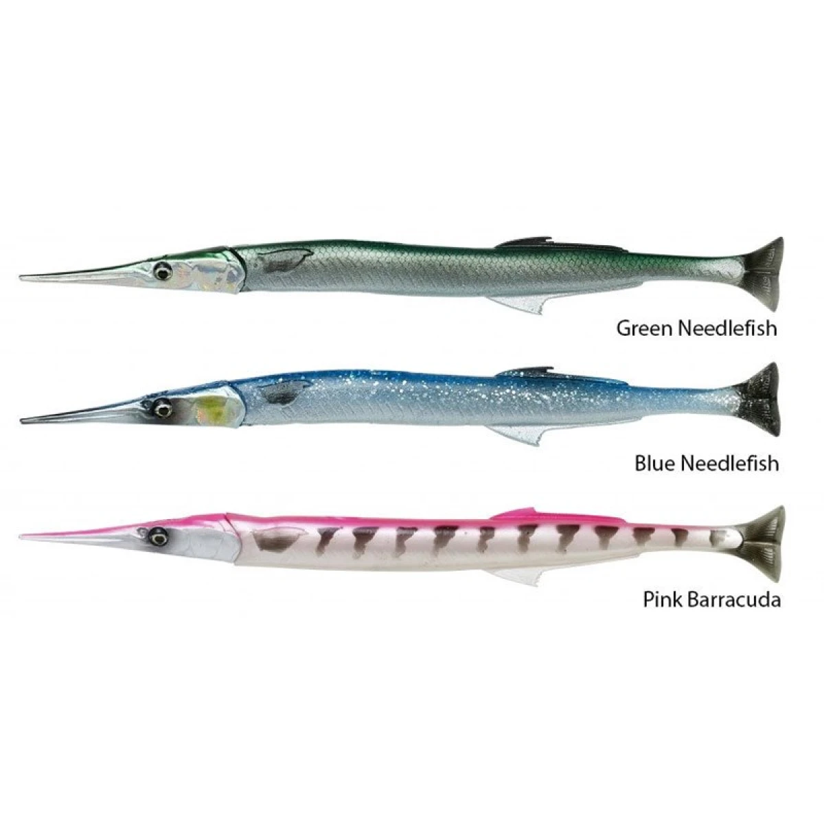 Savage gear Lıne Thru Needlefish Pulsetail 2+1  30cm 85gr Suni Yem - Blue Needlefish