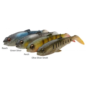Savage Gear Craft Cannibal Paddletail 10.5 cm 12 gr Clear Water Mix 4 Adet