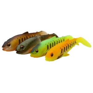 Savage Gear Craft Cannibal Paddletail 10.5 cm 12 gr Dark Water Mix 4 Adet