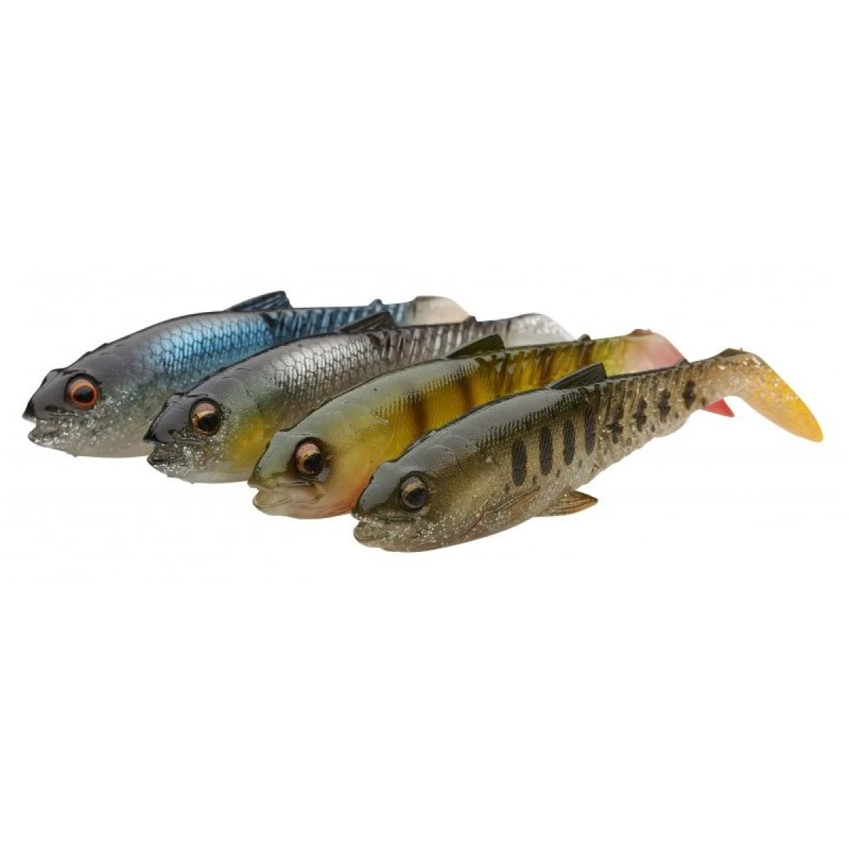 Savage Gear Craft Cannibal Paddletail 6.5 cm 4 gr Clear Water Mix 4 Adet