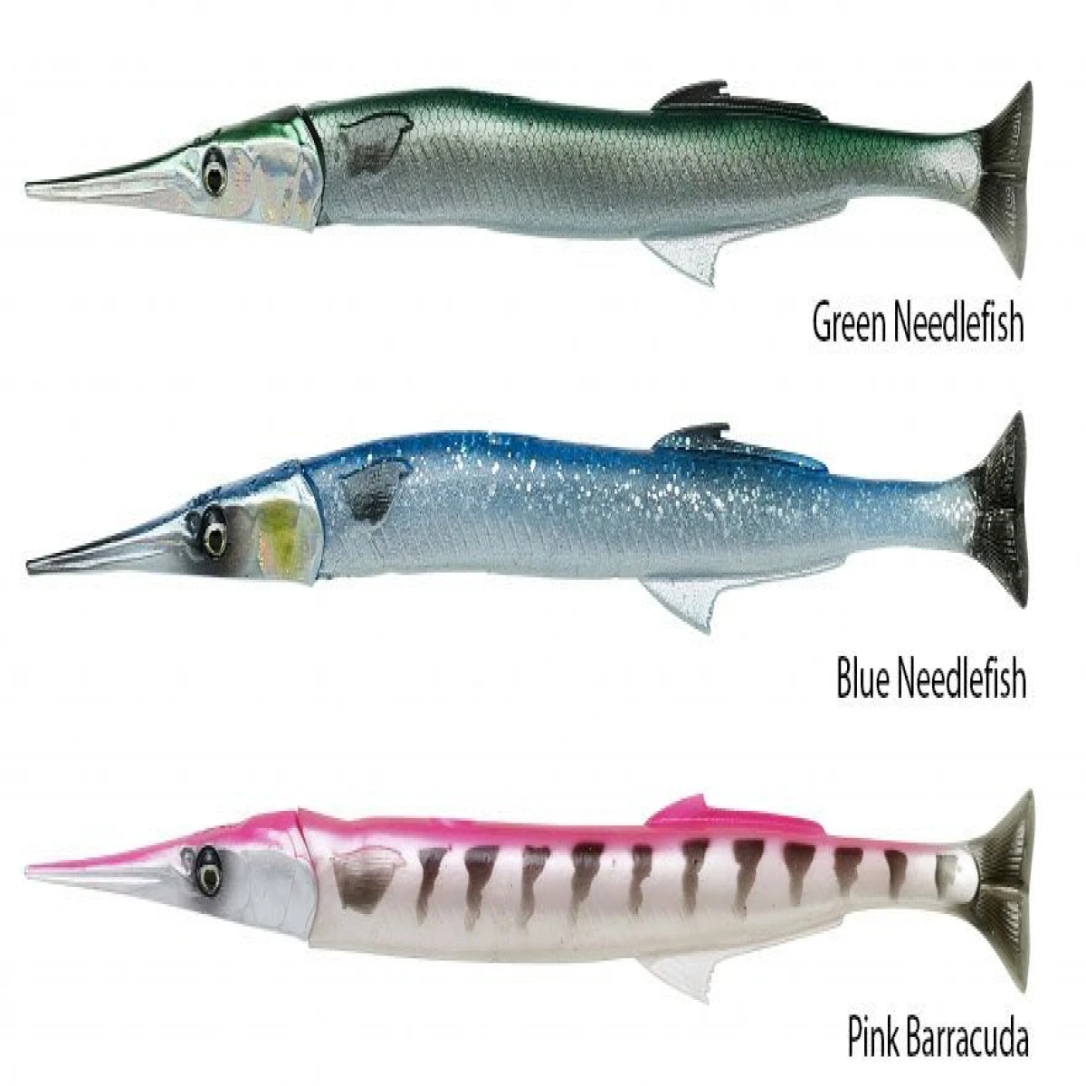 Savage gear Lıne Thru Needlefish Pulsetail 2+1  30cm 85gr Suni Yem - Blue Needlefish