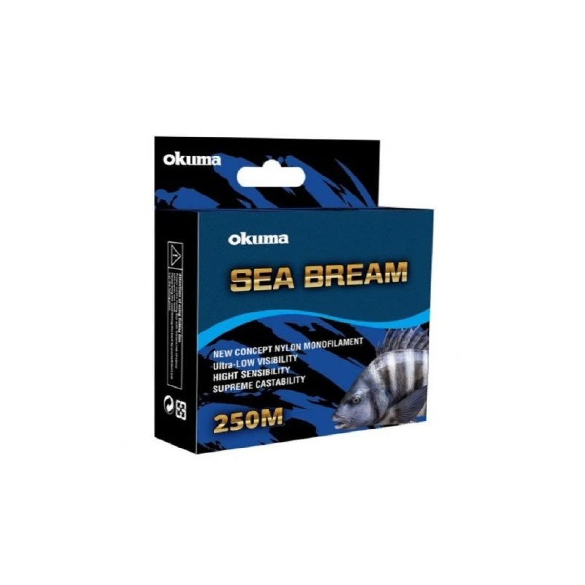 Okuma Sea Bream Nylon Clear Color 250 m - 0,37mm