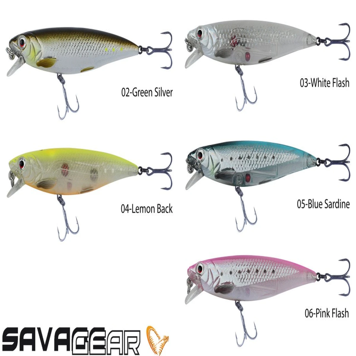 Savage gear 3D Twitch Minnow 8cm 8,5g Suni Yem - 02-Green Silver