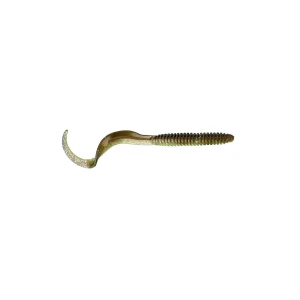 Savage gear LB Rib Worm 90 mm 10 Adet Suni Yem - Green Silver