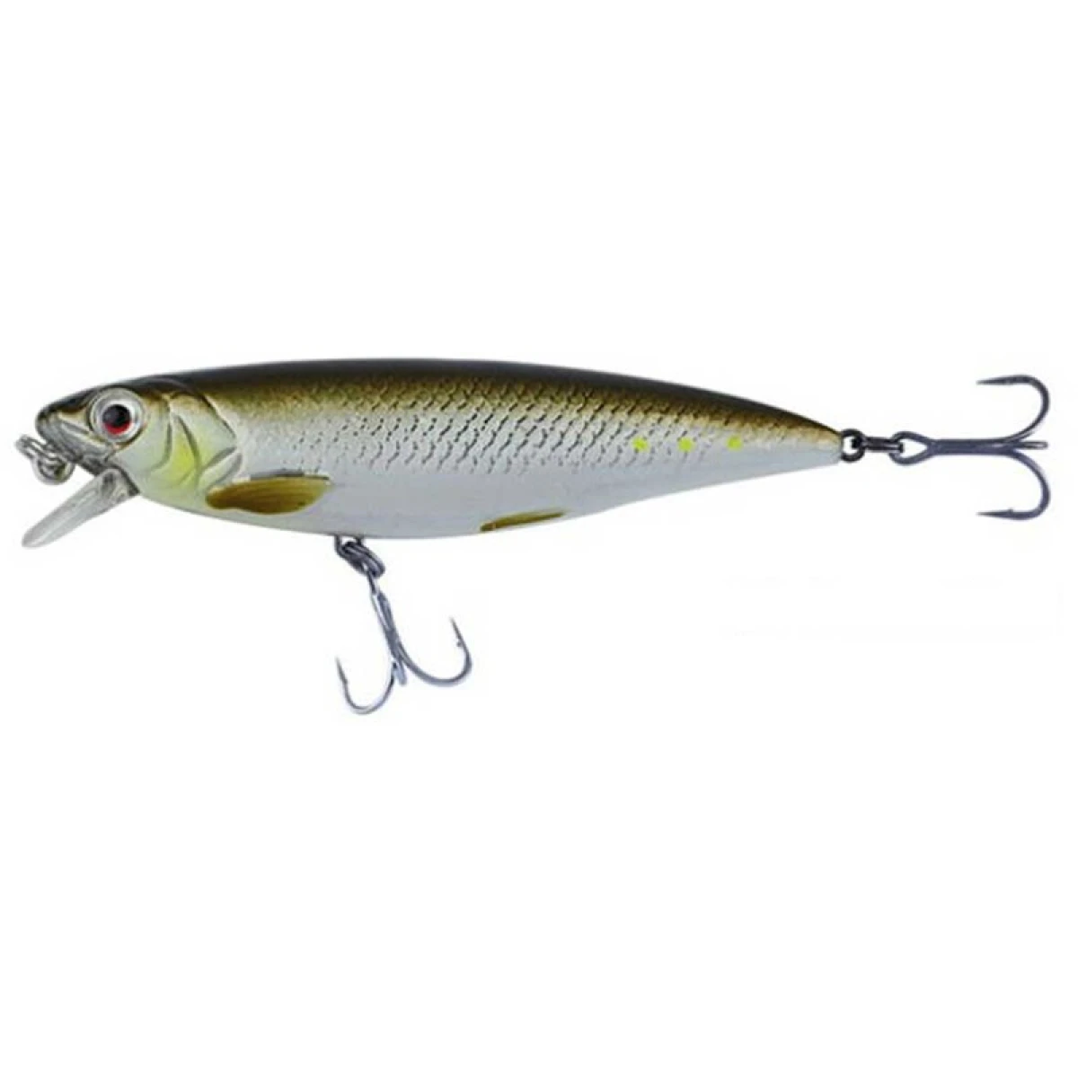Savage gear 3D Twitch Minnow 8cm 10g Suni Yem - 02-Green Silver