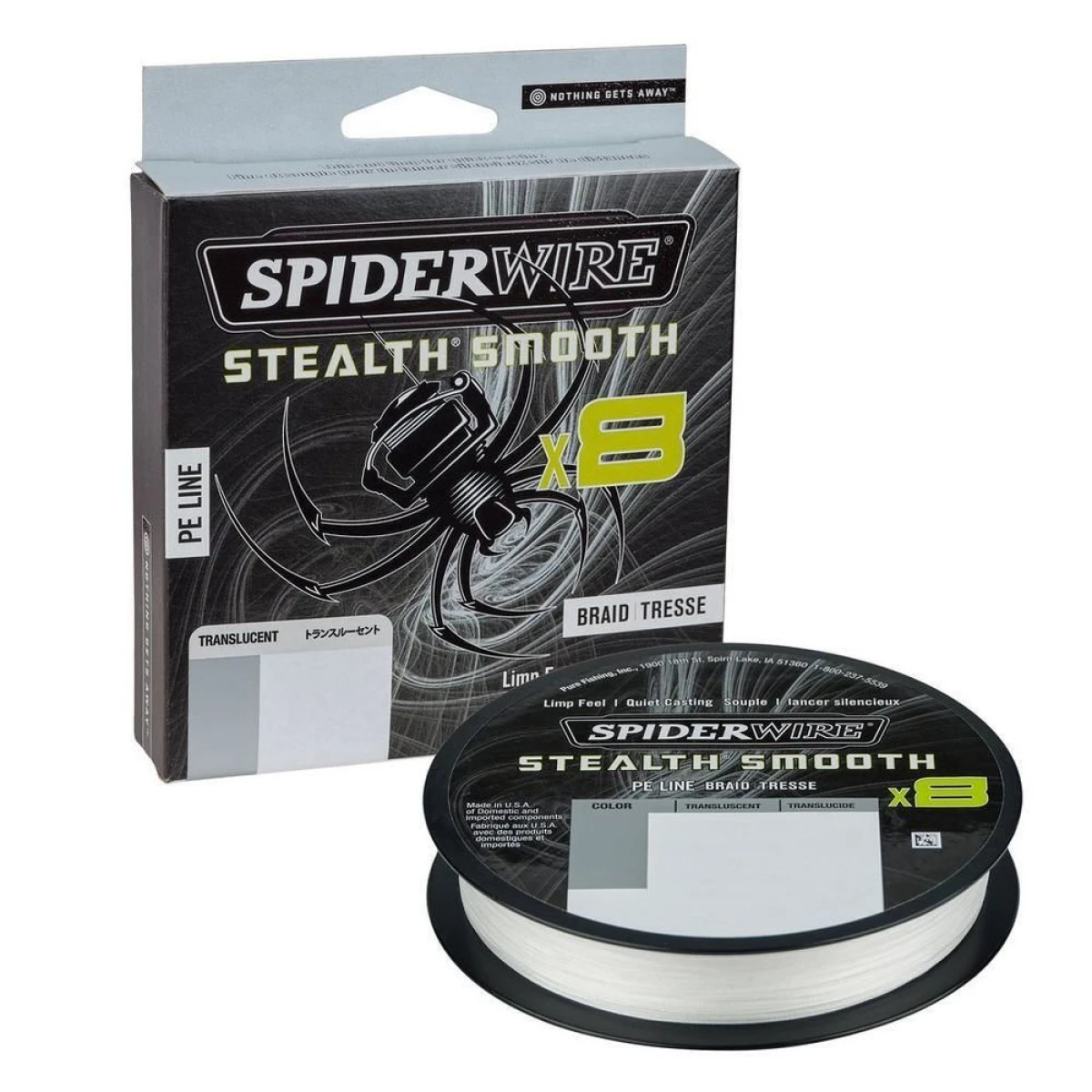 SpiderWire Stealth Smooth x8 Pe Braid 300m Translucent Örgü İp - 0.14mm