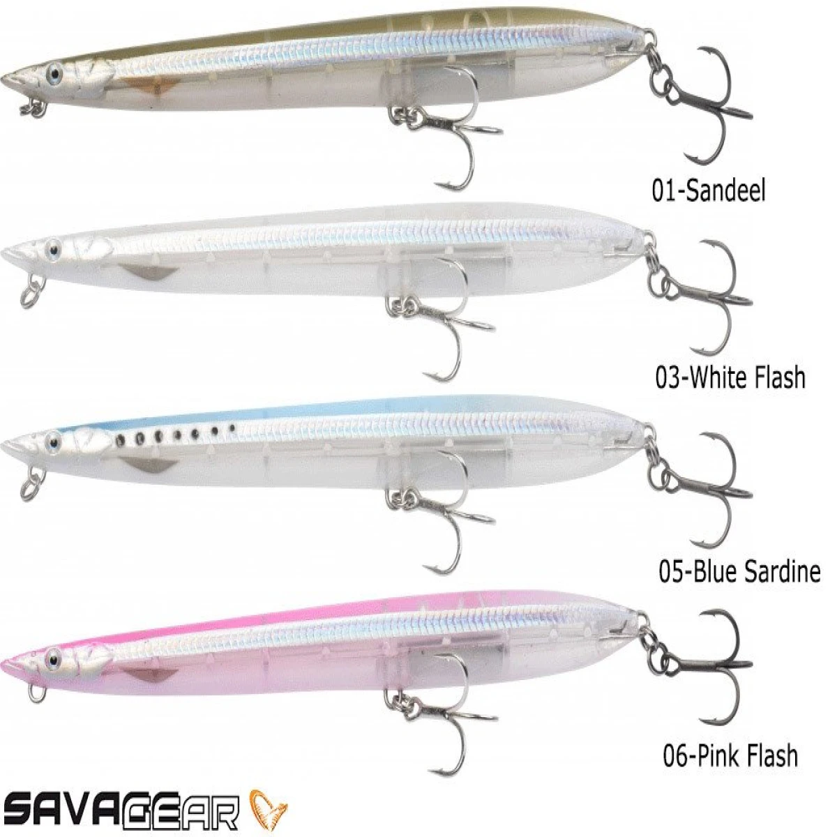 Savage gear Sandeel Surf Walker 180 37g Suni Yem - 01-Sandeel