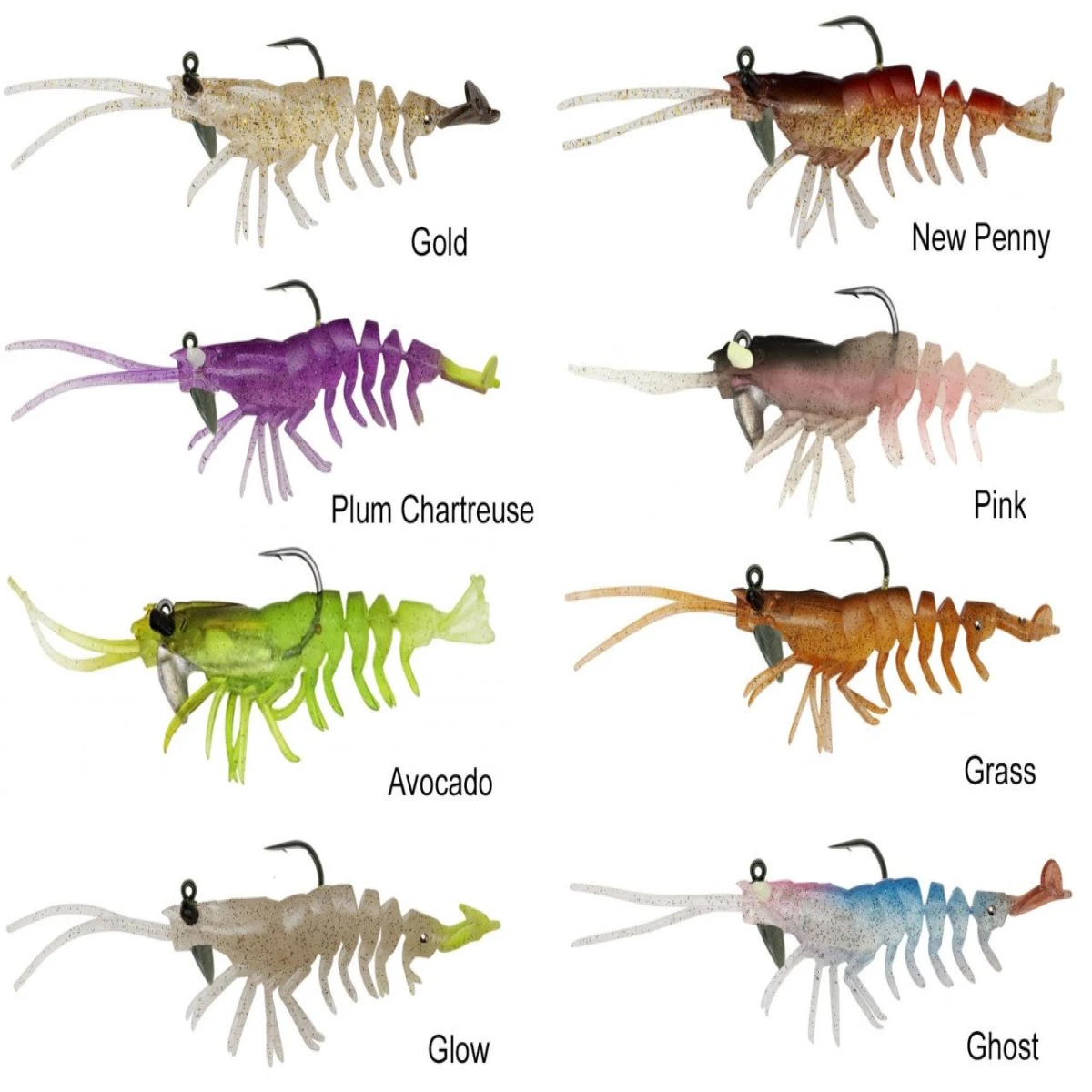 Savage Gear 3D Shrimp RTF 9 cm 7 gr Suni Yem 2 Adet - Gold