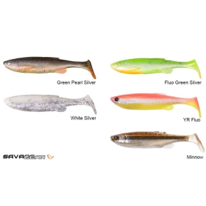 Savage gear LB 3D Fat Minnow T-Tail 10.5cm 11g Suni Yem - White Silver