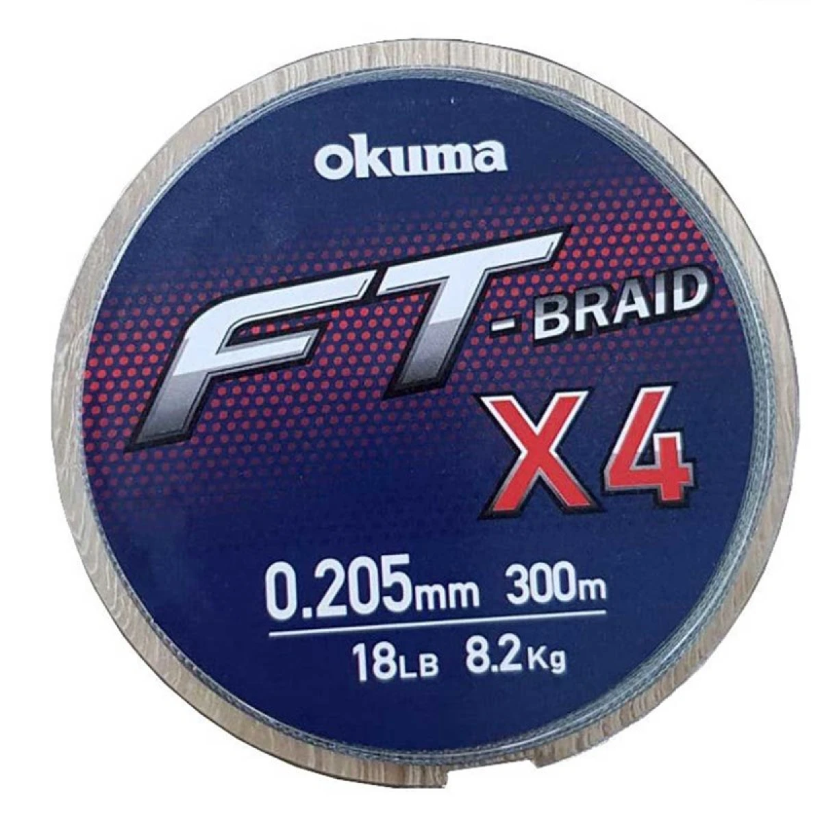 Okuma Ft-*4 Braided Line 300 mt Grey Örgü İp - 0,235mm