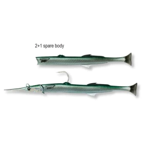 Savage gear Needlefish Pulsetail 2+1 23 cm 55g Suni Yem - Pearl White Silver
