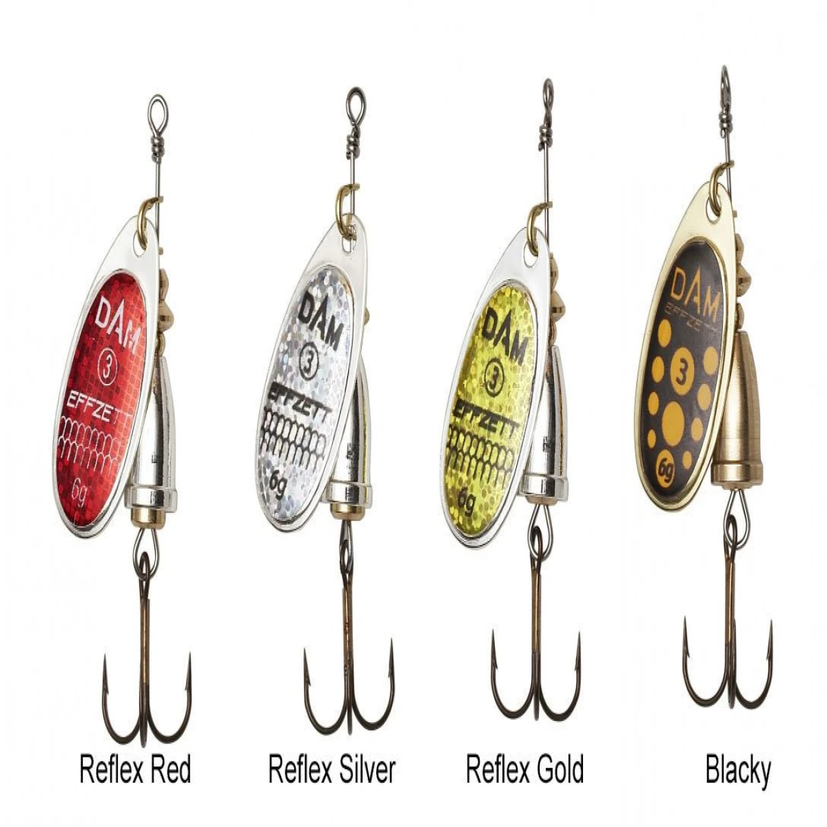 Dam Effzett Executor Spinner 6 gr #3 Kaşık - Reflex Gold