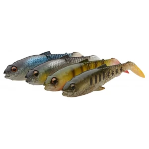 Savage Gear Craft Cannibal Paddletail 10.5 cm 12 gr Clear Water Mix 4 Adet