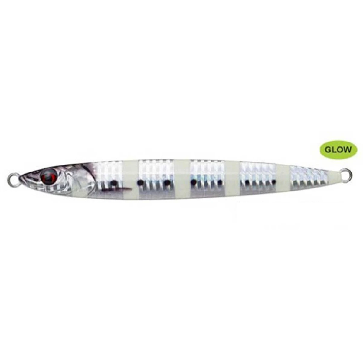 Savage gear 3D Slim Jig Minnow 100 gr 15 cm Suni Yem - Zebra Glow