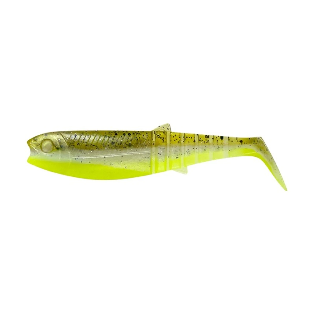 Savage Gear Cannibal Shad 12.5cm 20gr Suni Yem - Green Pearl Yellow