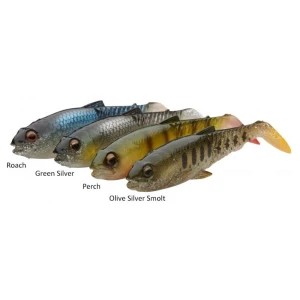 Savage Gear Craft Cannibal Paddletail 10.5 cm 12 gr Clear Water Mix 4 Adet
