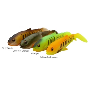 Savage Gear Craft Cannibal Paddletail 10.5 cm 12 gr Dark Water Mix 4 Adet