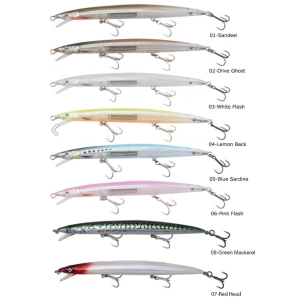 Savage gear Sandeel Jerk Minnow 145 14g  Suni Yem - 04-Lemon Back