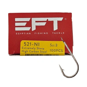 EFT 521 Kısa pala düz çelik  İğne 100 Adet