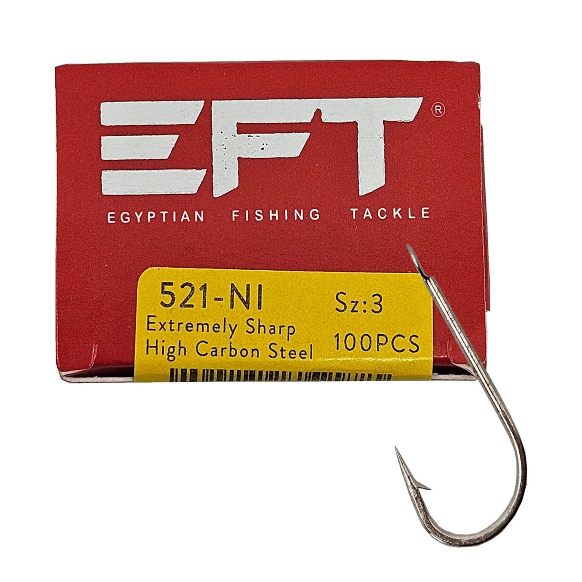 EFT 521 Kısa pala düz çelik  İğne 100 Adet - 5