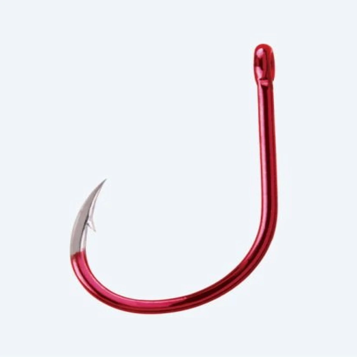 BKK Red Octopus Beak Straight Eye Olta İğnesi - 3/0