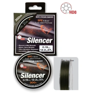 Savage gear HD8 Silencer Braid 120 mt Green Örgü İp - 0,28 mm