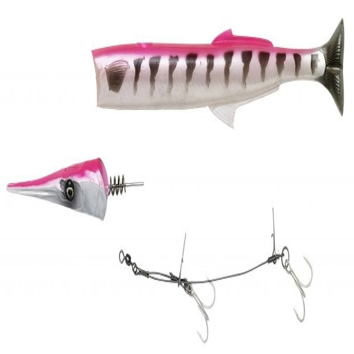 Savage gear Lıne Thru Needlefish Pulsetail 2+1  30cm 85gr Suni Yem - Blue Needlefish
