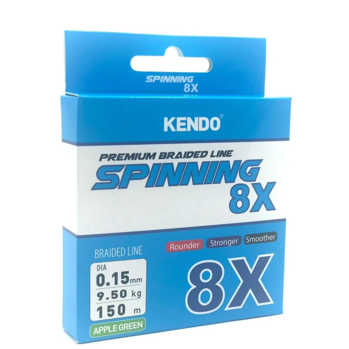 Kendo Spinning 8X Fighting 150 mt Örgü ip (Apple Green) - 0,21mm